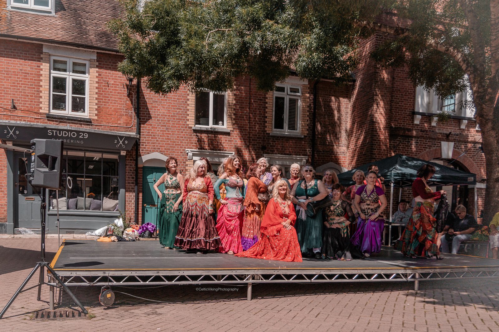 Capturing the Spirit: The Radiant Belly Dancers of Wimborne Folk Festival